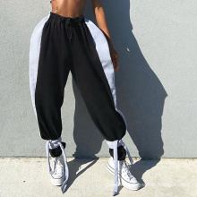 Wholesale Womens Loose Fitted Luxury Quality Wide Leg Streetwear Hip Hop Jogger Sweatpants